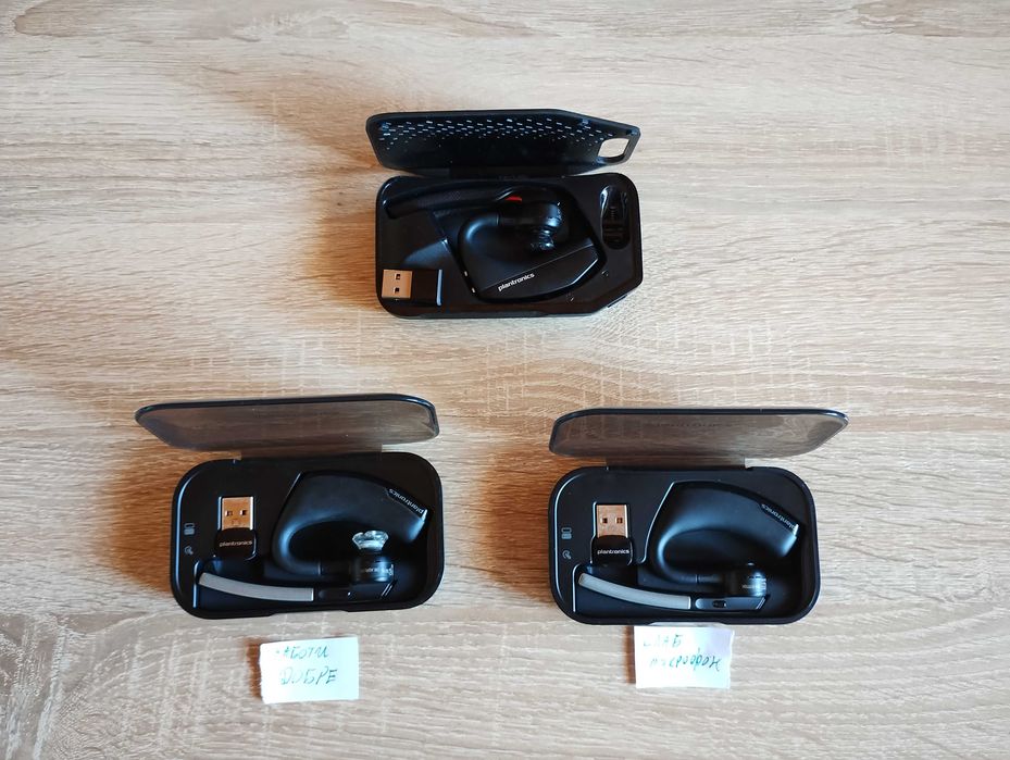 3 броя Plantronics слушалки