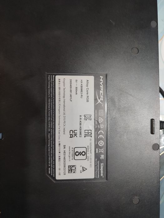 Продаю Клавиатуру Alloy Core Rgb