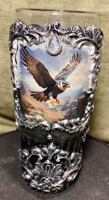 Ръчно декорирана халба за бира