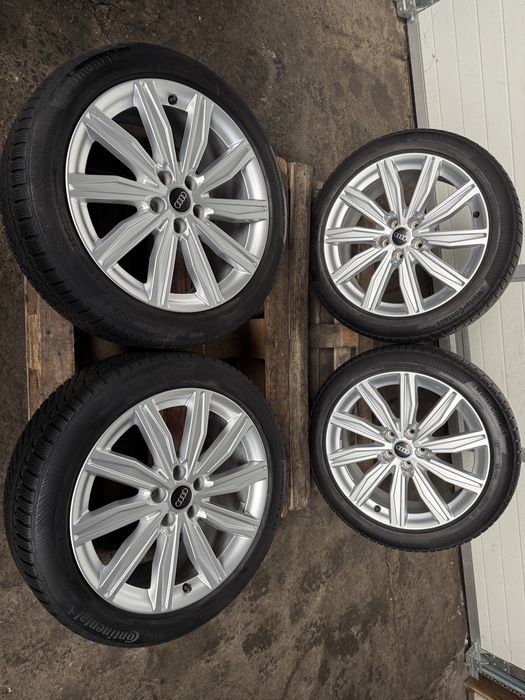 Jante originale Audi A6 cu anvelope iarna Continental 245/45 R19