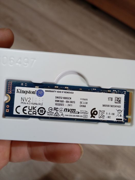 SSD Kingston NV2 PCIe 4.0 M2 1TB