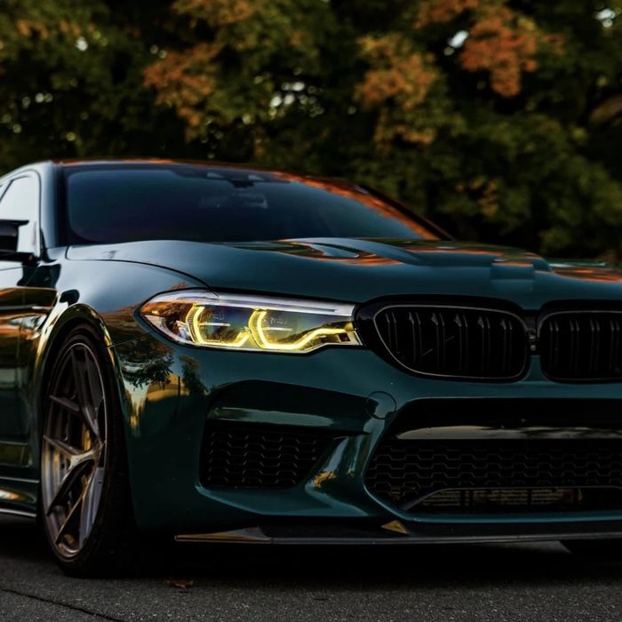 Bmw drl/angel eye galben csl style