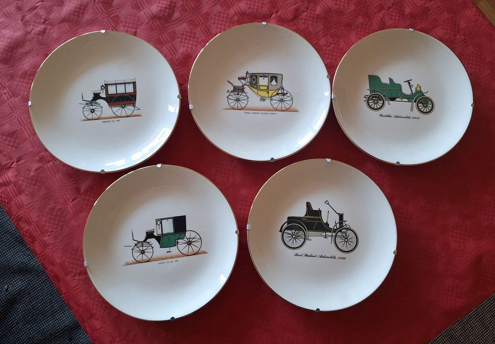 Retro auto - farfurii