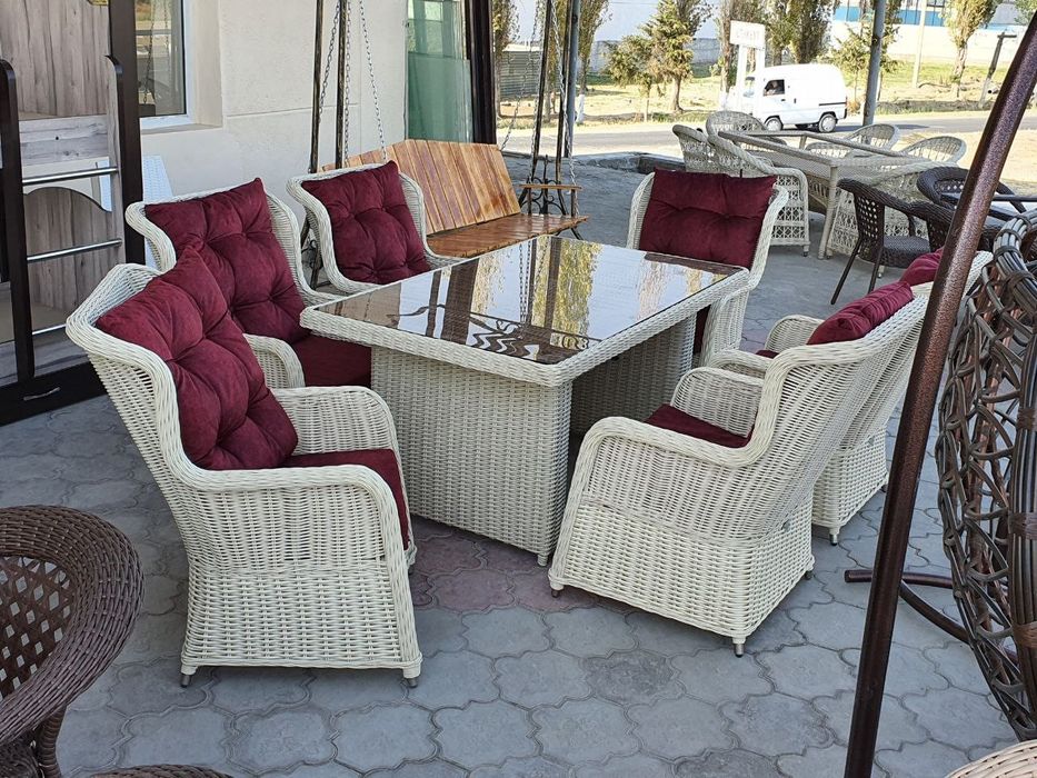 Садовая мебел. Stol stullar