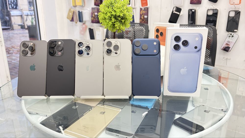 iphone 17 pro. 256 gb. Син. 100% бат.