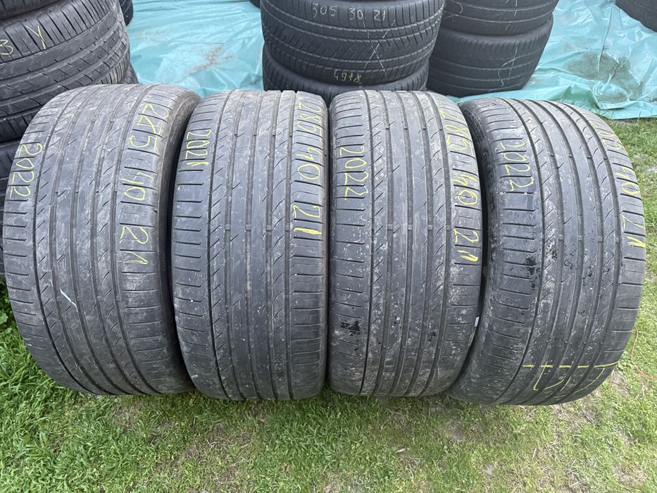 285/40/21 Set 4 buc CONTINENTAL dot 2022.anv Vară.impecabile