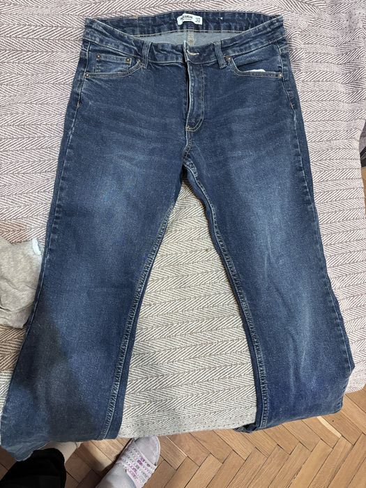 Сини дънки тип flared