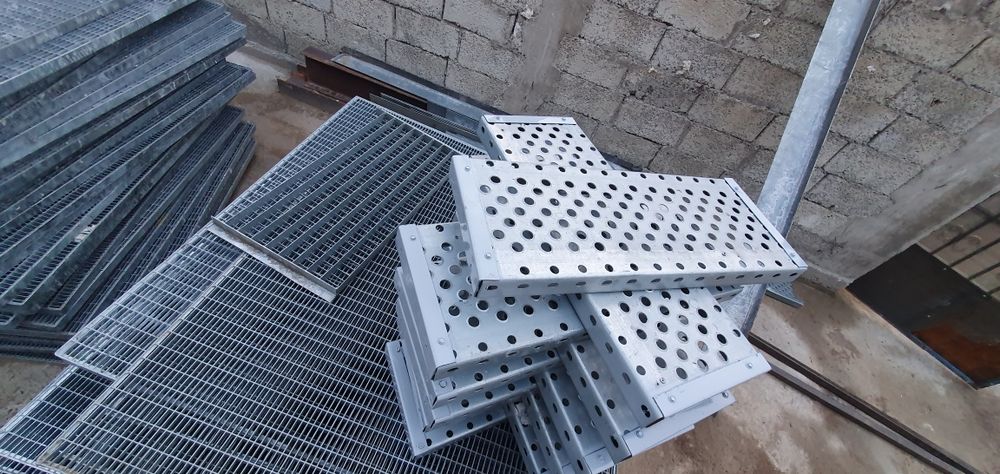 Rigole zincate metalice