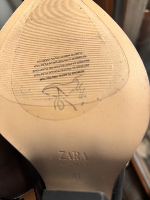 Ghete ciocate Zara 41