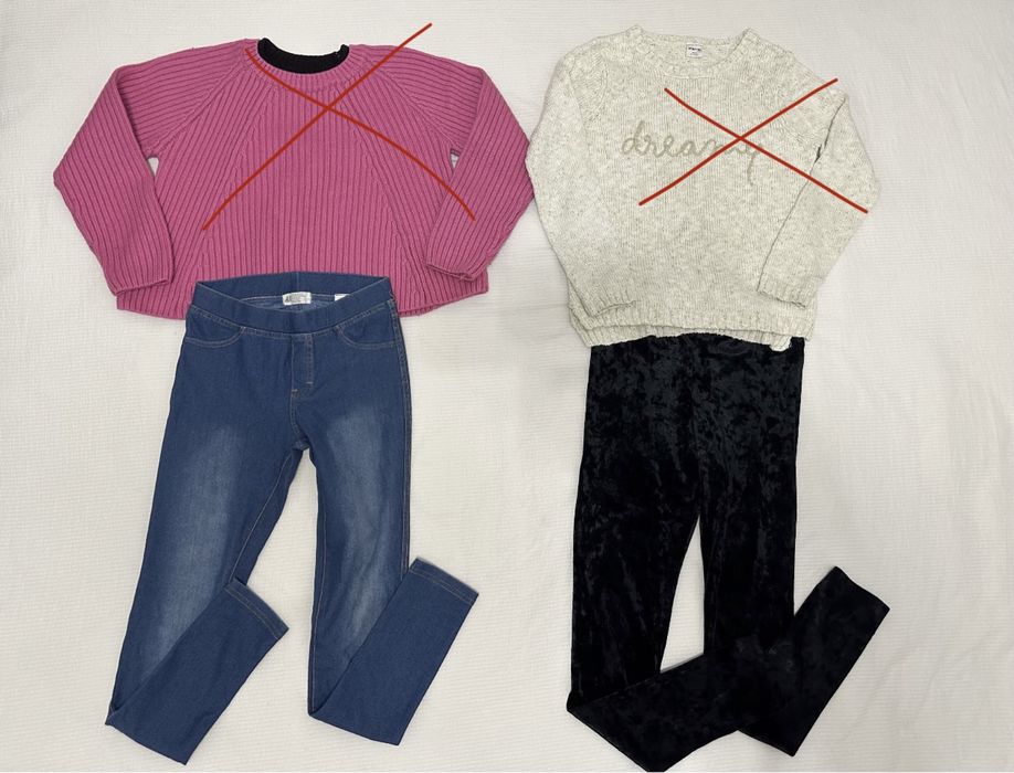 Одежда на девочку на возраст 10-12 лет (рост 146-152). Все за 450 000