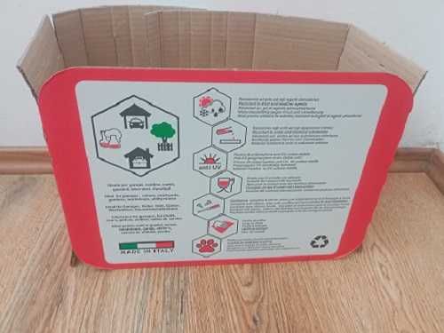 chiuveta noua din plastic, pe dreapta, accesorii incluse, produsa in Italia