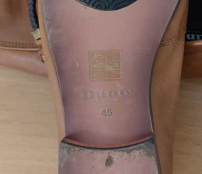 Mocasini maro Dune London masura 45