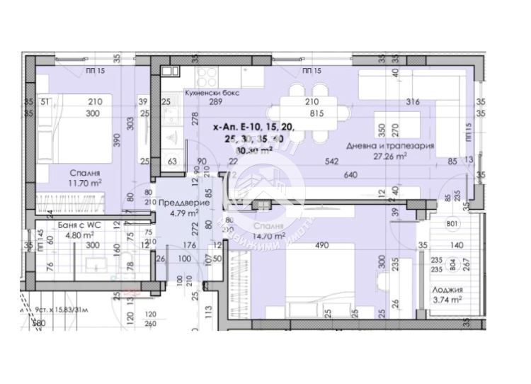 Продава се Тристаен апартамент в Пловдив, Южен - 97 кв.м за 1093 €/кв.м - Снимка #6