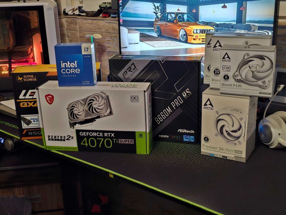Геймърски компютър Intel i7 14700k 5.60GHz + RTX 4070TI Super 16GB