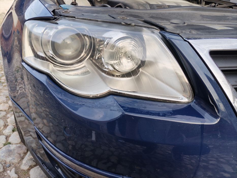 Polisare faruri cu polimer lichid