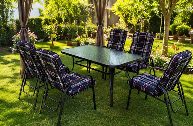 Градинска маса + 6 стола - комплект