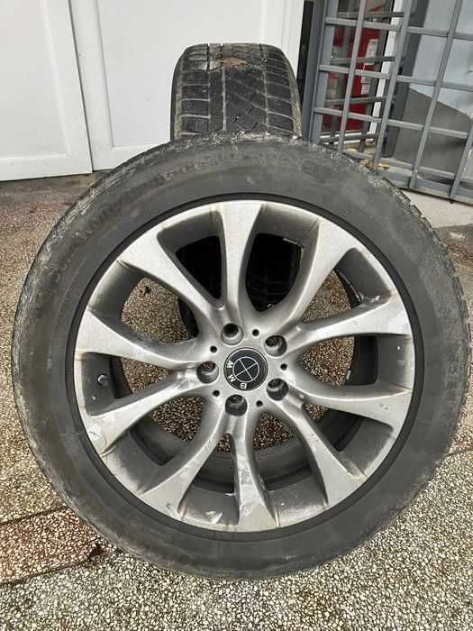 Jante BMW X5 E70 R19 originale + anvelope iarnă Continental 255/50/R19