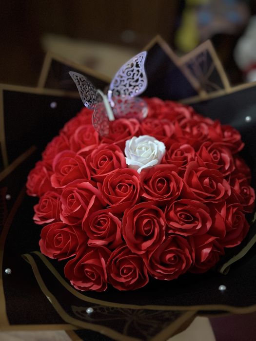 Buchete trandafuri de sapun