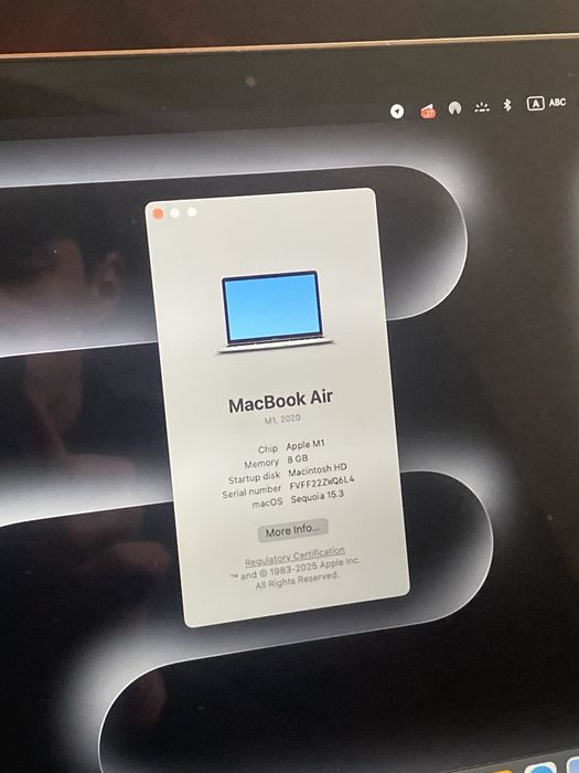 Apple/ Macbook M1 Air