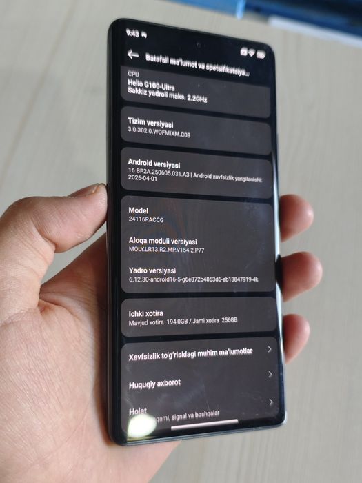 Xiaomi redmi not 14 pro