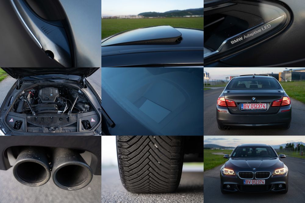 BMW Seria 5 520d M-Sport B47 Trapa LED Hi-Fi Ceasuri Digitale xDrive