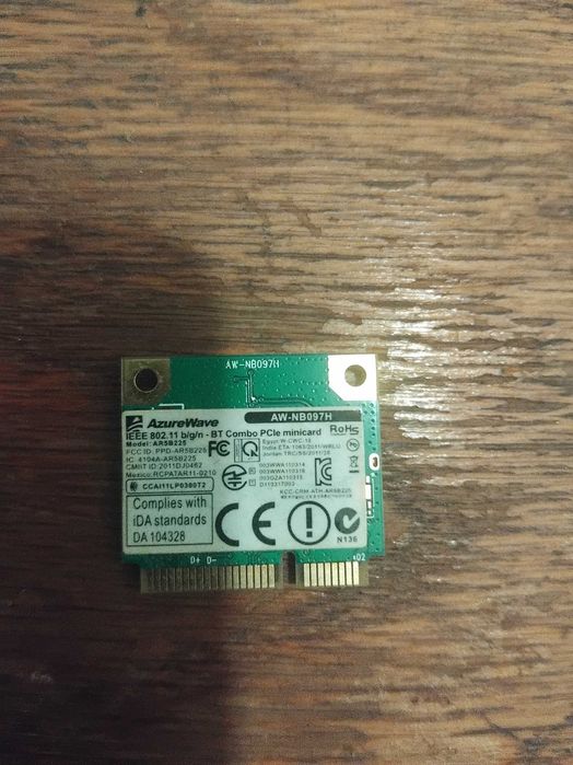 AzureWave AW-NB097H PCIe Wi-Fi Adapter