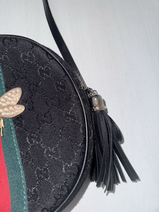Сумка под gucci круглая