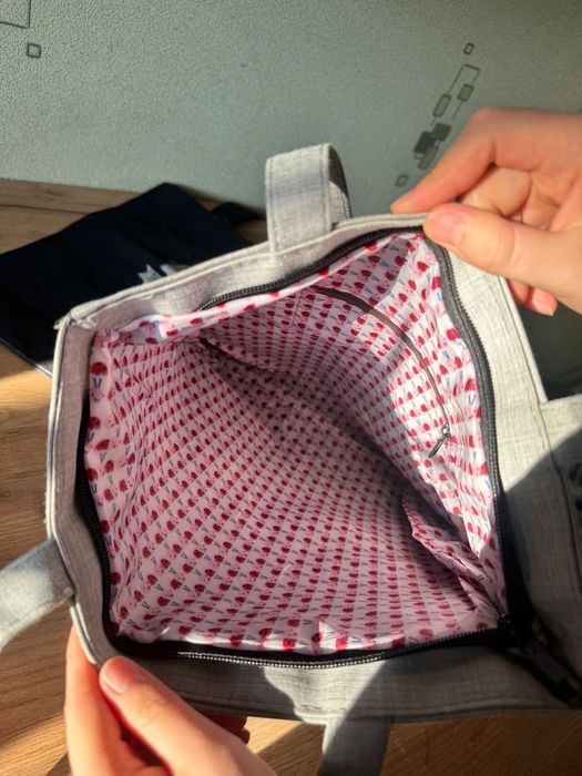 Шопперы серый и чёрный