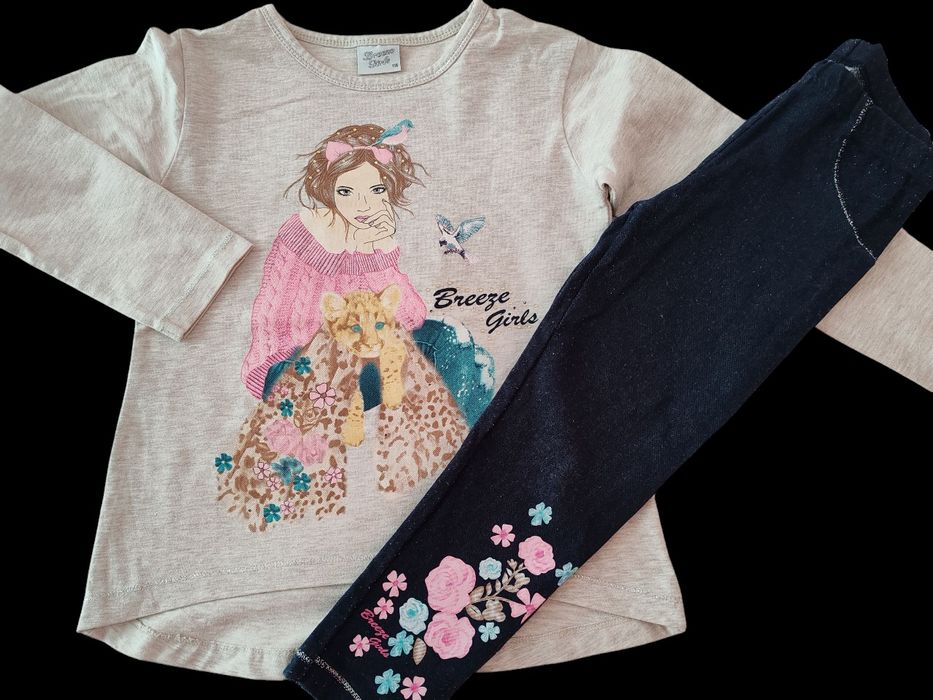 Детски комплекти Breeze 2 броя 116 см.и блузка.Обща цена 15 лв.