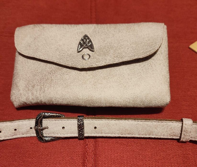 Poșetă cu curea handmade