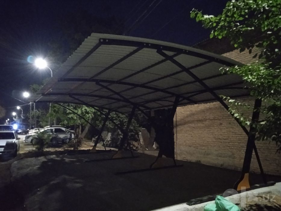 Авто навес avtonaves NAVES perila reshotka yasaymiz Toshkent boylab