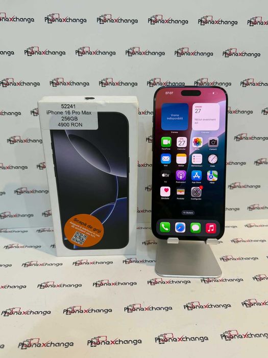 iPhone 16 Pro Max 256GB Black NOU Neverlocked 52241