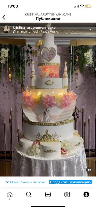 Торт свадебный , торт шоу