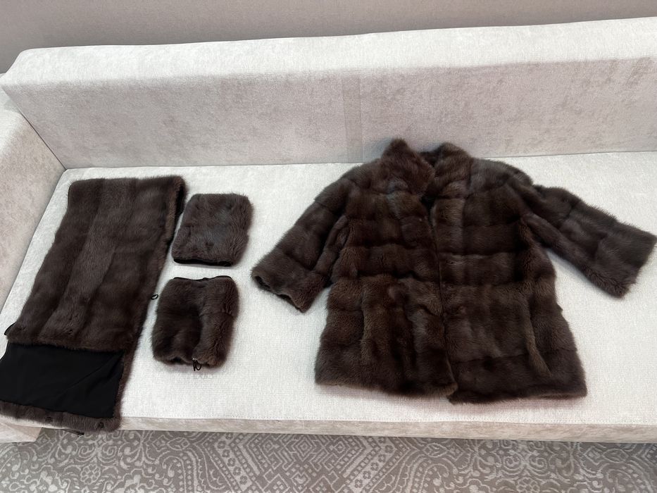 Норковая шуба размер S-M