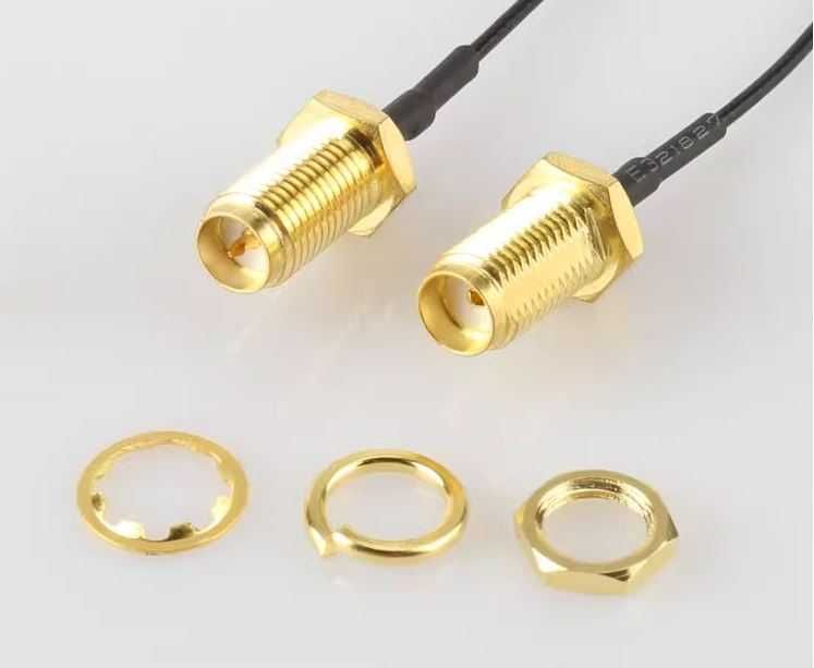 Antenă 433MHz 3dBi, SMA Female + Cablu IPEX-SMA, 10 cm