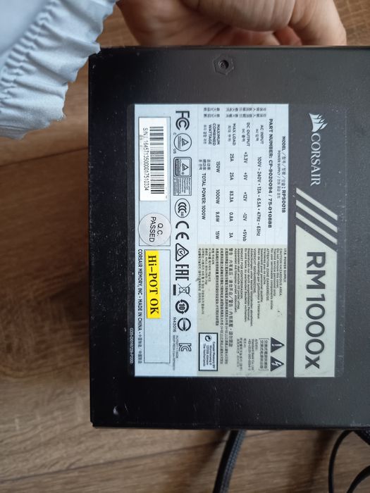 Sursa Corsair RM1000X full modulara