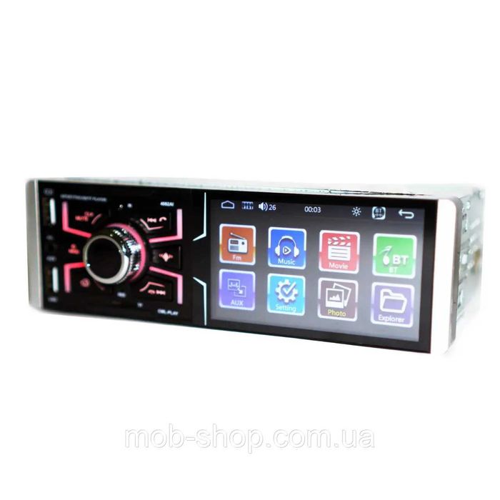 Мултимедия 1 дин плеър за кола Bluetooth SD, USB, блутут плеър с екран