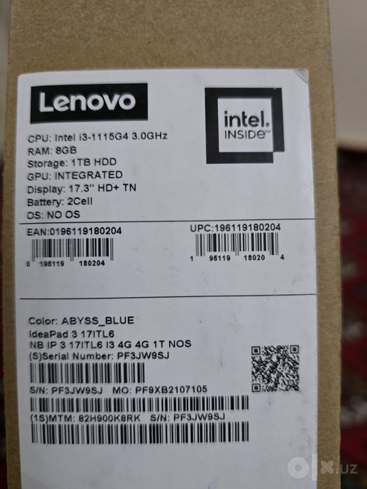 Lenovo ideapad notebook