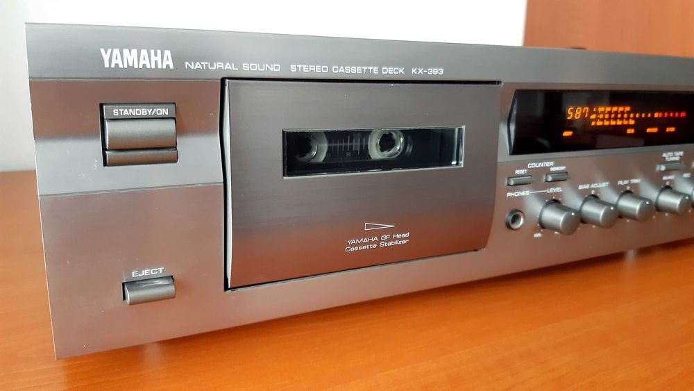 Deck Yamaha KX-393 + casete audio BASF type II BONUS