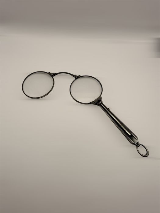 Стар сребърен лорнет 925 – сгъваеми очила, начало на XX век