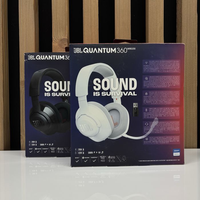Casti Jbl Quantum360 Black / White