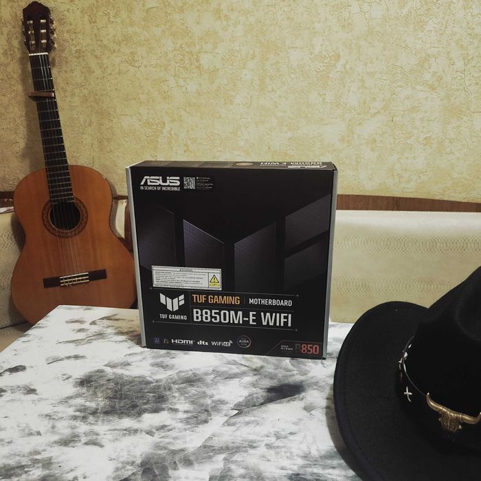 Компактная материнская плата ASUS TUF B850M-E WiFi WIfi, AM5