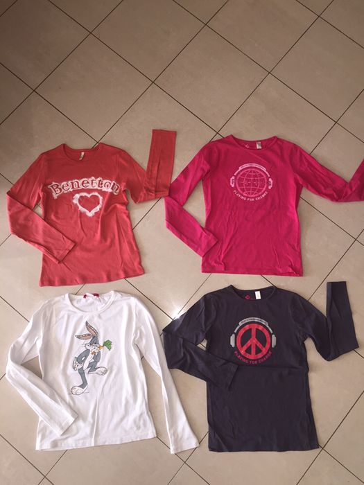 Яке,блузки,клин Lui Joe;Бенетон/Benetton;Okaidi,жилетка Roxy-140/146