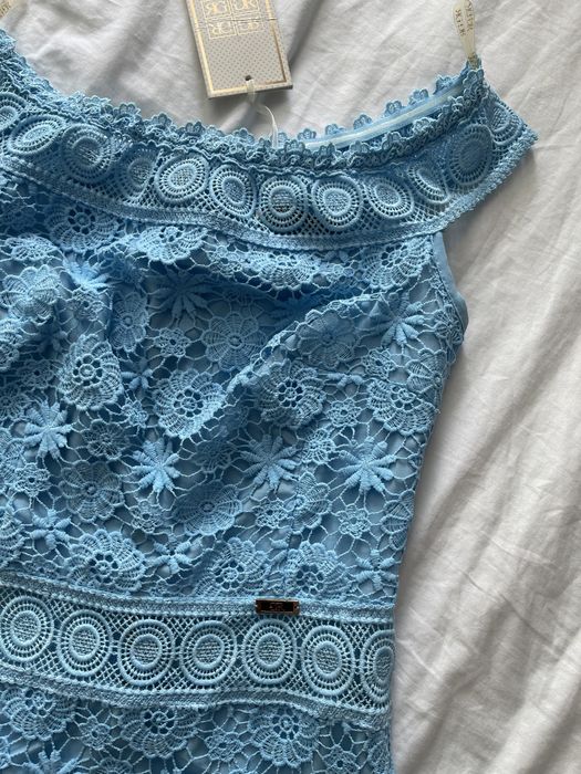 Платье миди вечернее кружевное