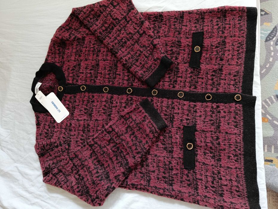 Изгодна цена Нова пухкава топла и елегантна жилетка