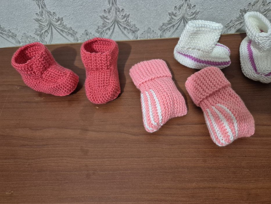 Продам пинетки для новорождённых