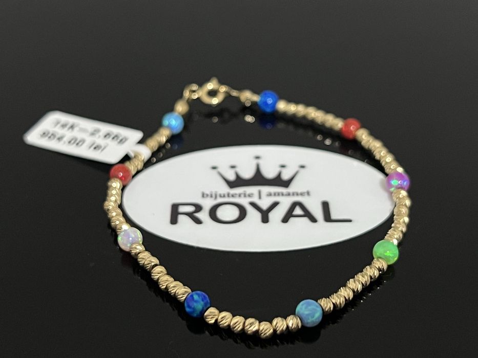 Bijuteria Royal CB : Bratara dama aur 14k 2,66gr lungime 17cm