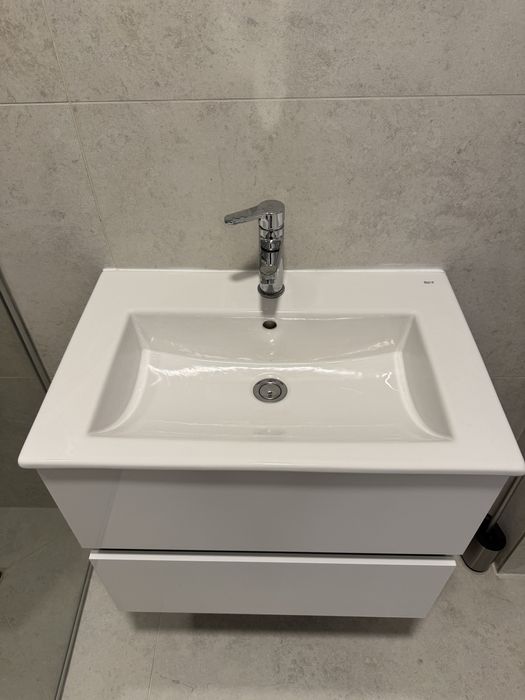Chiuveta baie Roca cu baterie si corp cu 2 sertare