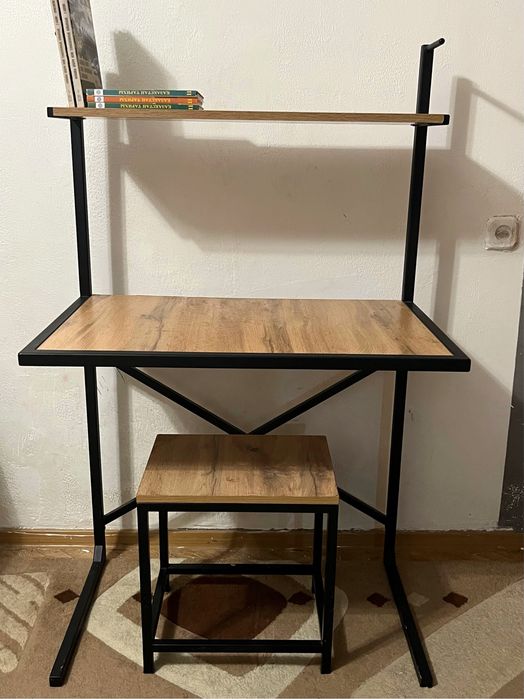 Стол и стул в стиле Лофт (как новый!)