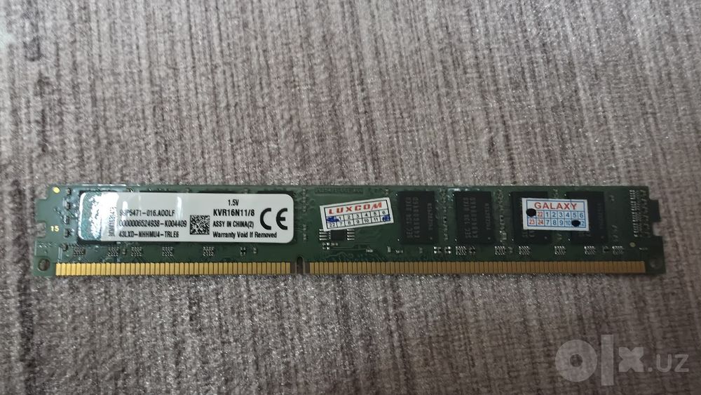 Kingston DDR3 16GB 1600MHz — 2×8GB